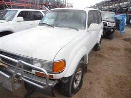 1994 Toyota Land Cruiser White 5.4L AT 4WD #Z22772